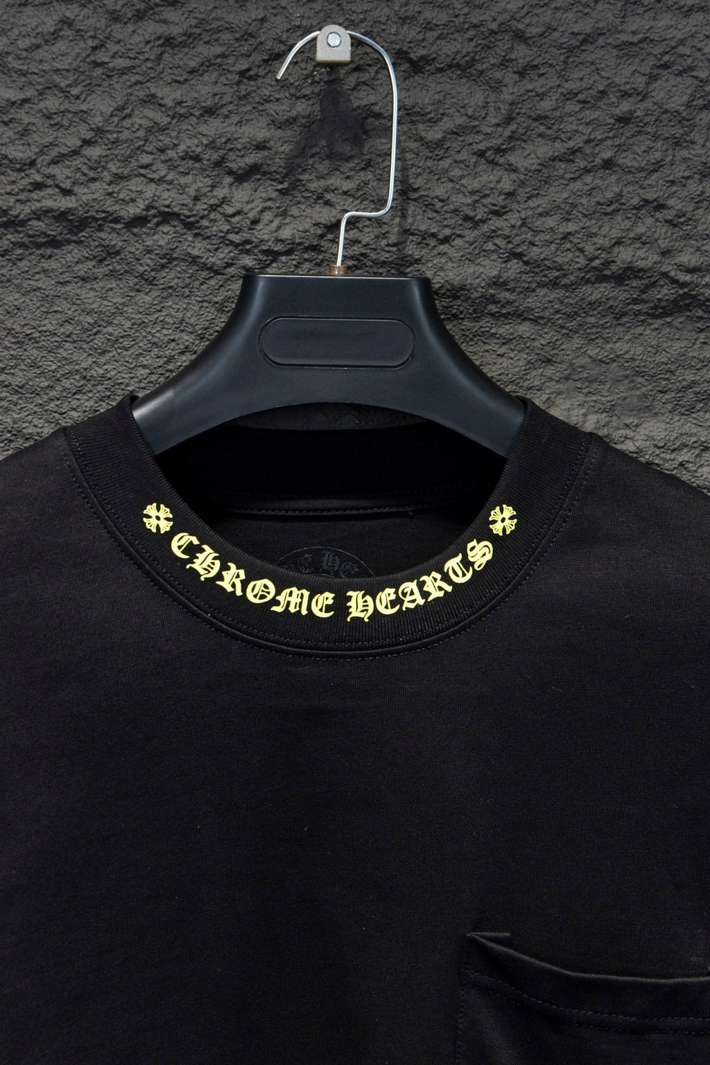 CHROME HEARTS YELLOW COLLAR LONGSLEEVE BLACK - netstar®
