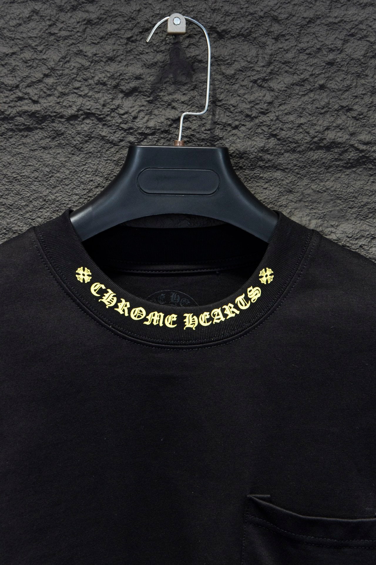 CHROME HEARTS YELLOW COLLAR LONGSLEEVE BLACK - netstar®
