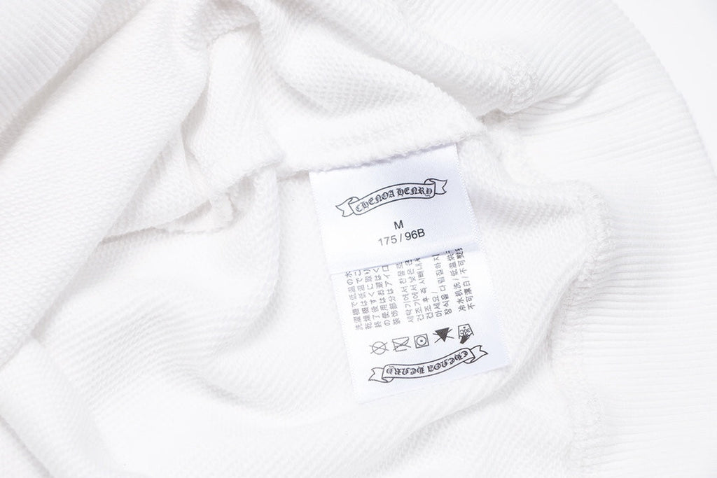 CHROME HEARTS BLACK CROSS SWEATSHIRT WHITE - netstar®