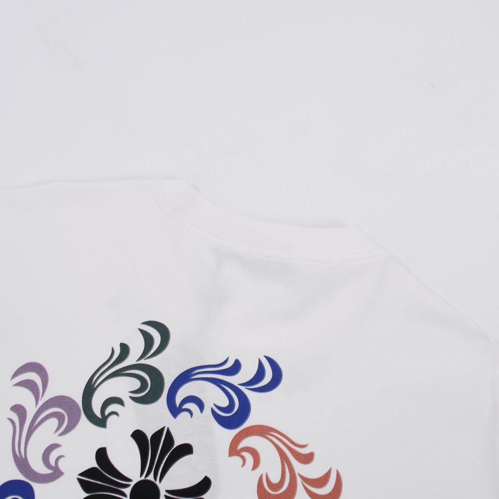 CHROME HEARTS LOGO COLLAR T-SHIRT WHITE - netstar®