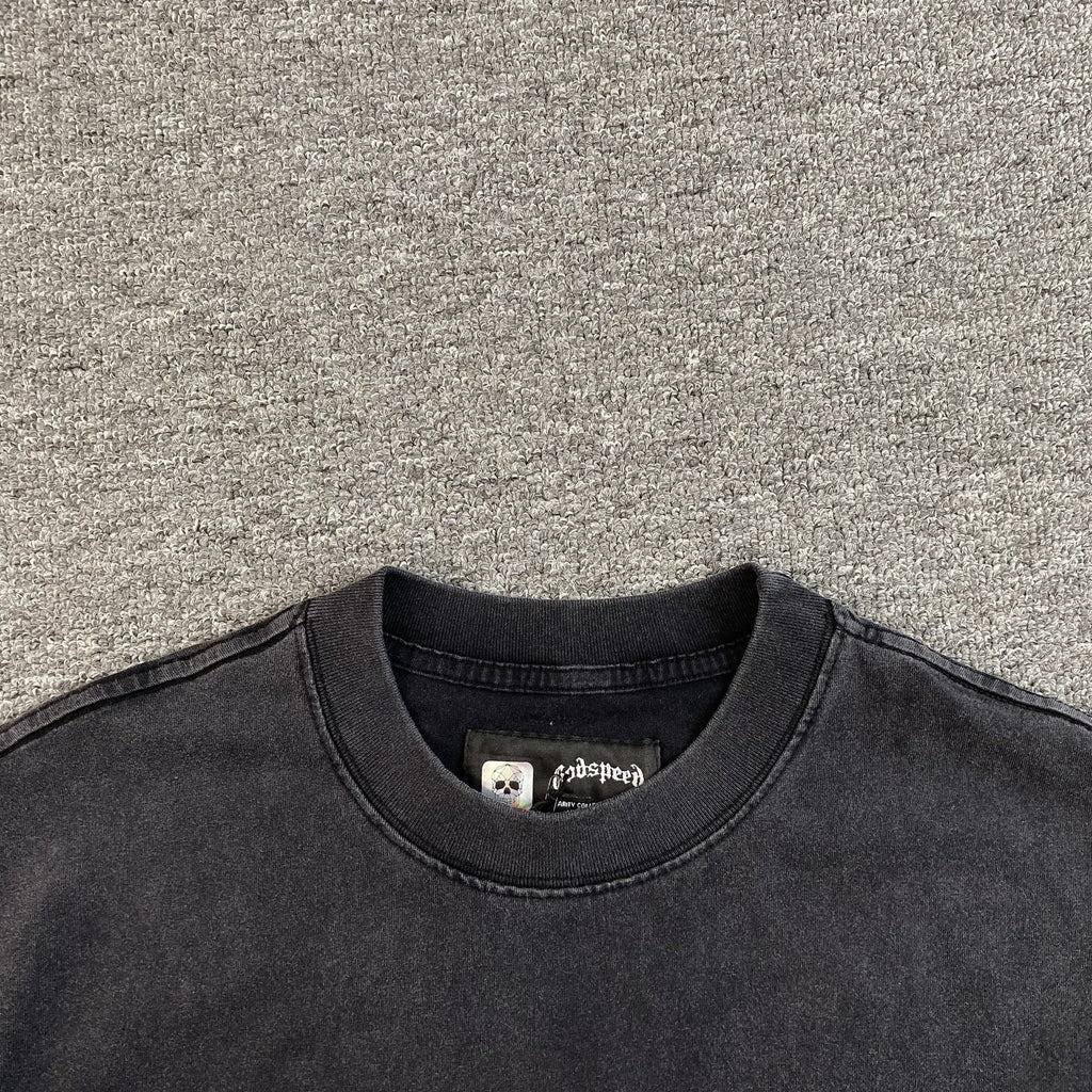 GODSPEED AMIGOS T-SHIRT WASHED BLACK - netstar®