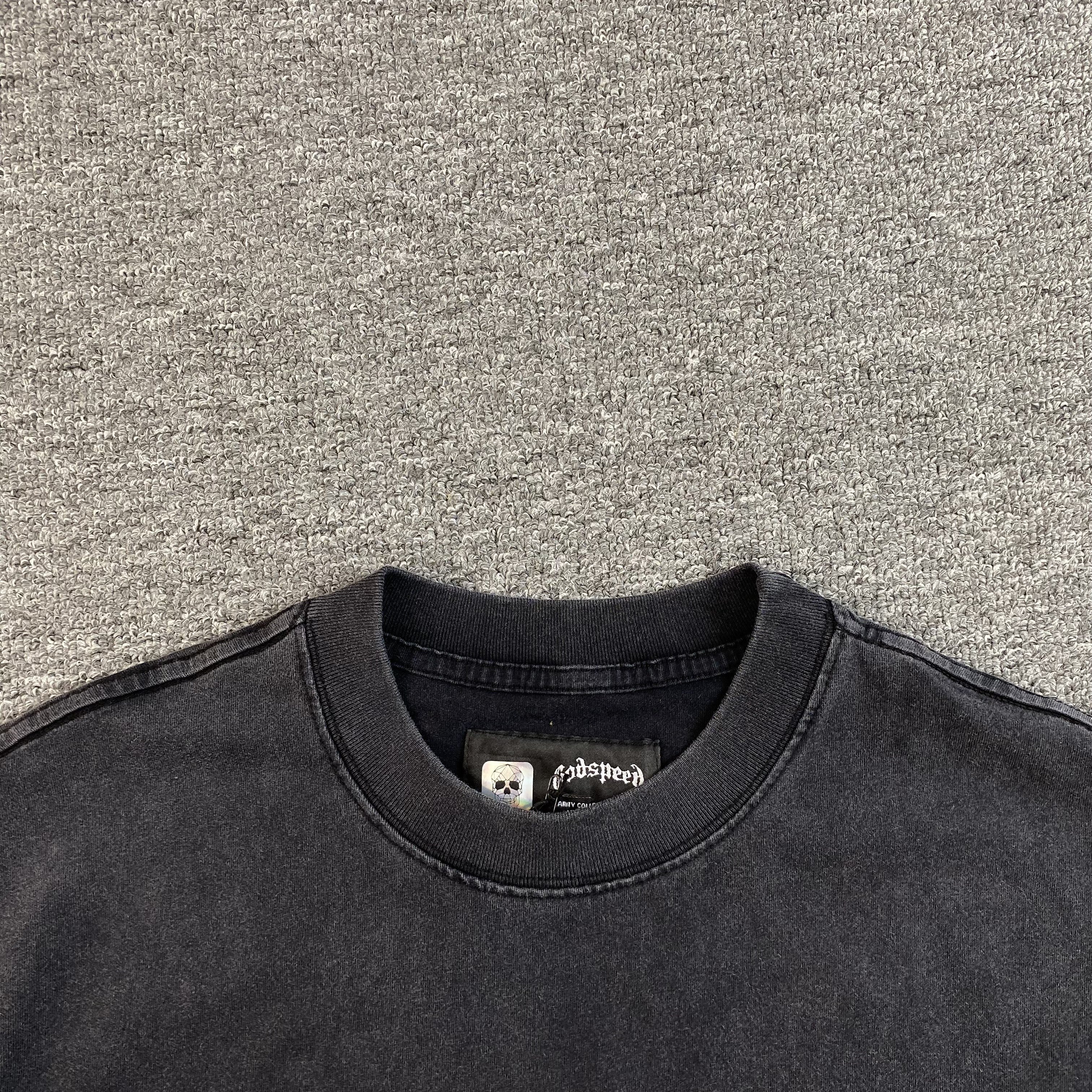 GODSPEED AMIGOS T-SHIRT WASHED BLACK - netstar®