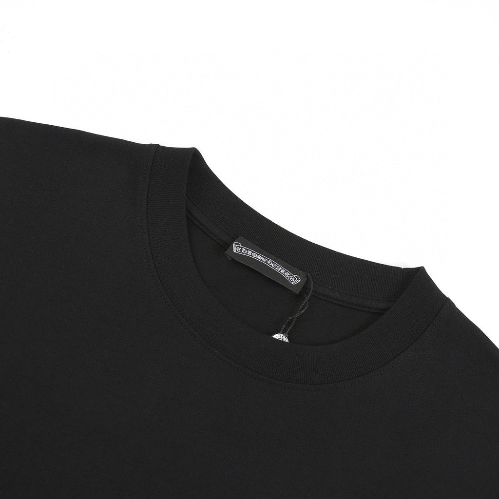 CHROME HEARTS WHITE CROSS T-SHIRT BLACK - netstar®