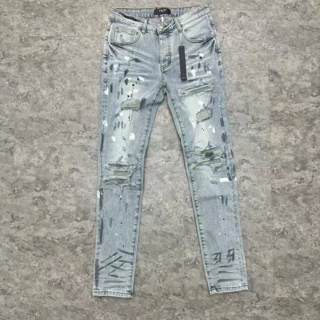 AMIRI MX1 PAINTER JEANS BLUE - netstar®