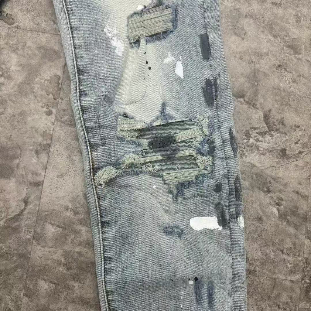 AMIRI MX1 PAINTER JEANS BLUE - netstar®