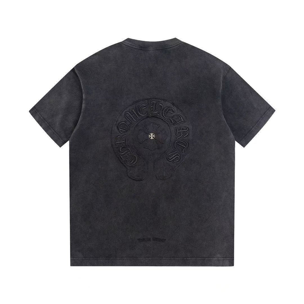 CHROME HEARTS VINTAGE WASHED T-SHIRT DARK GREY - netstar®