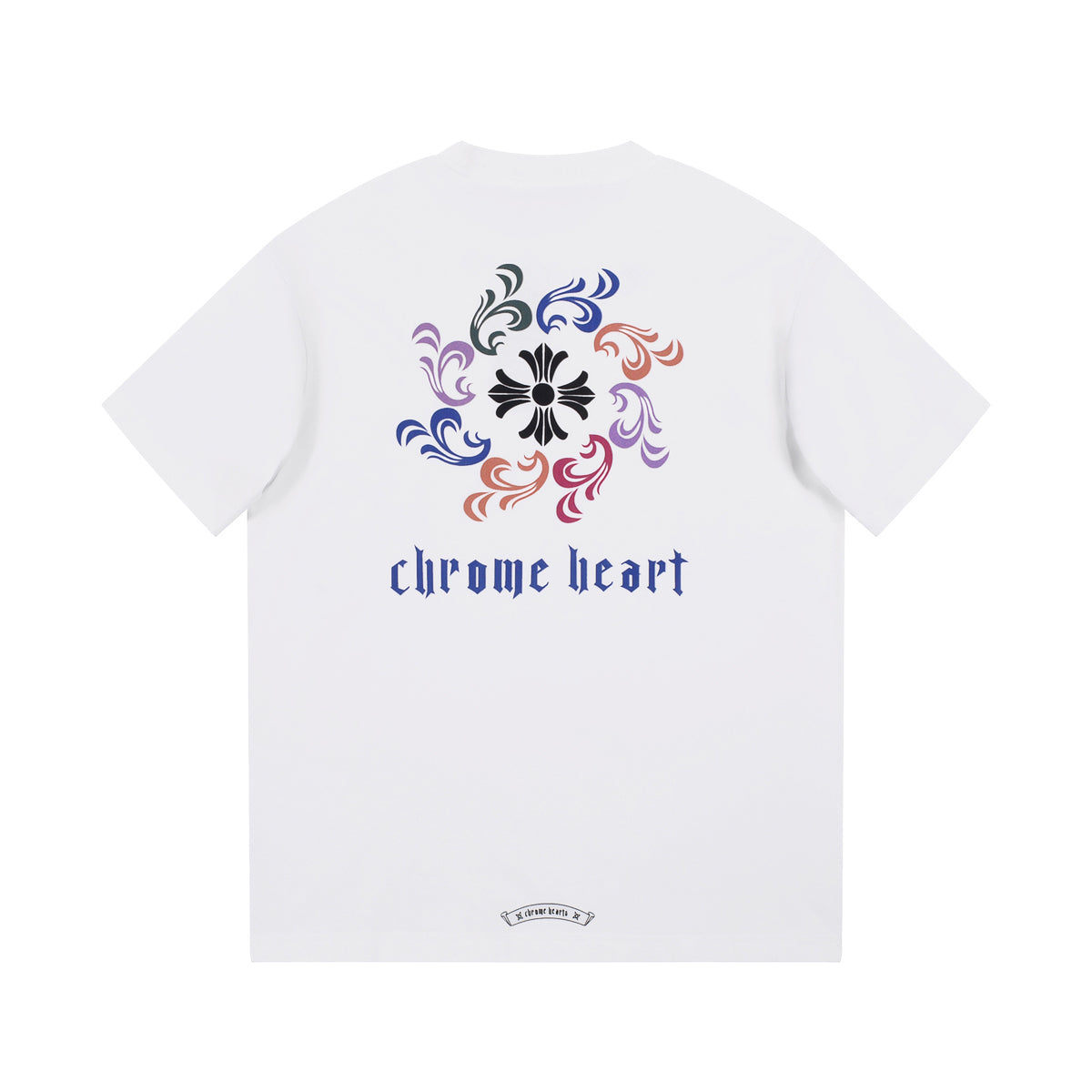 CHROME HEARTS LOGO COLLAR T-SHIRT WHITE - netstar®