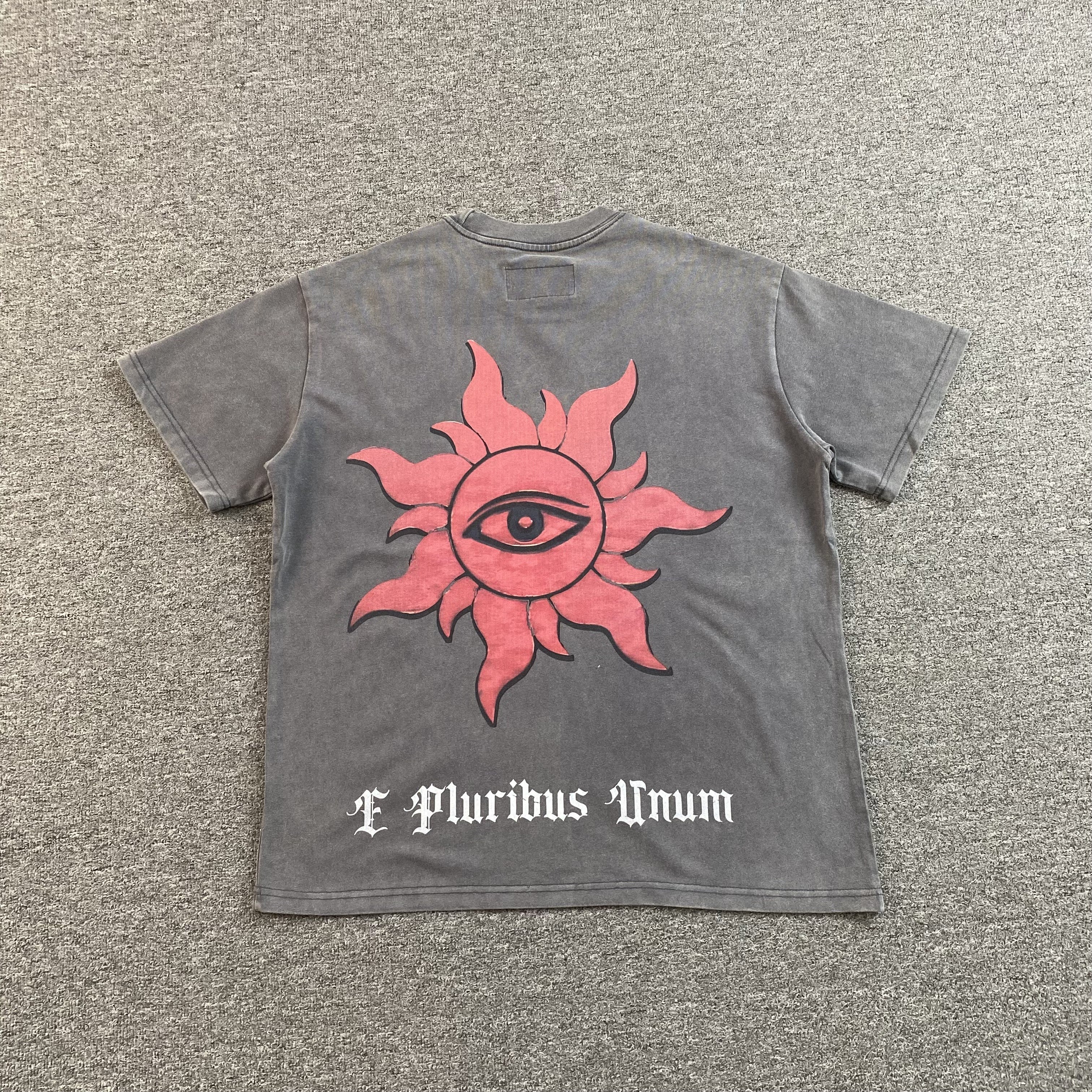 GODSPEED E PLURIBUS UNUM T-SHIRT WASHED GREY - netstar®