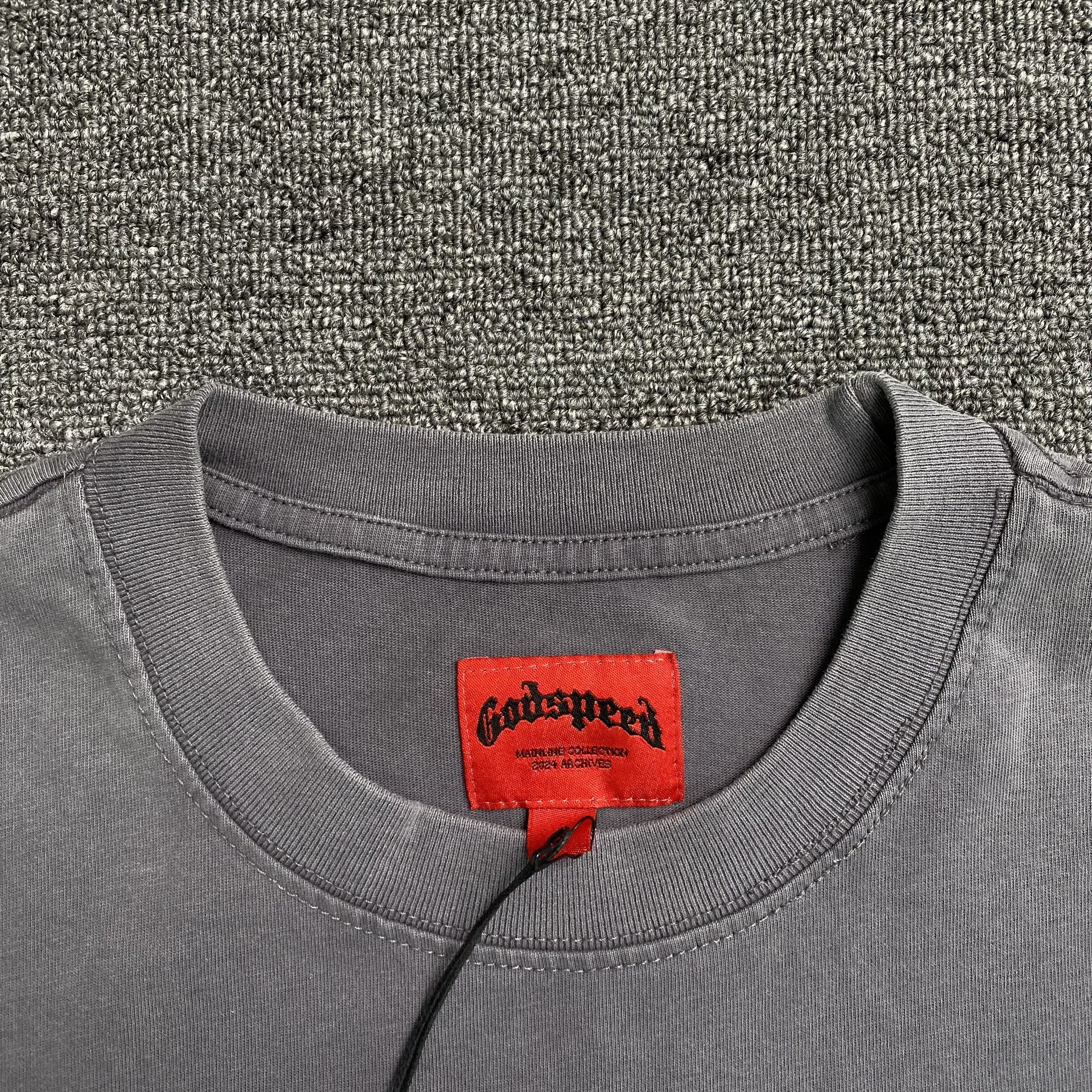 GODSPEED BALACLAVA SZN T-SHIRT WASHED GREY - netstar®