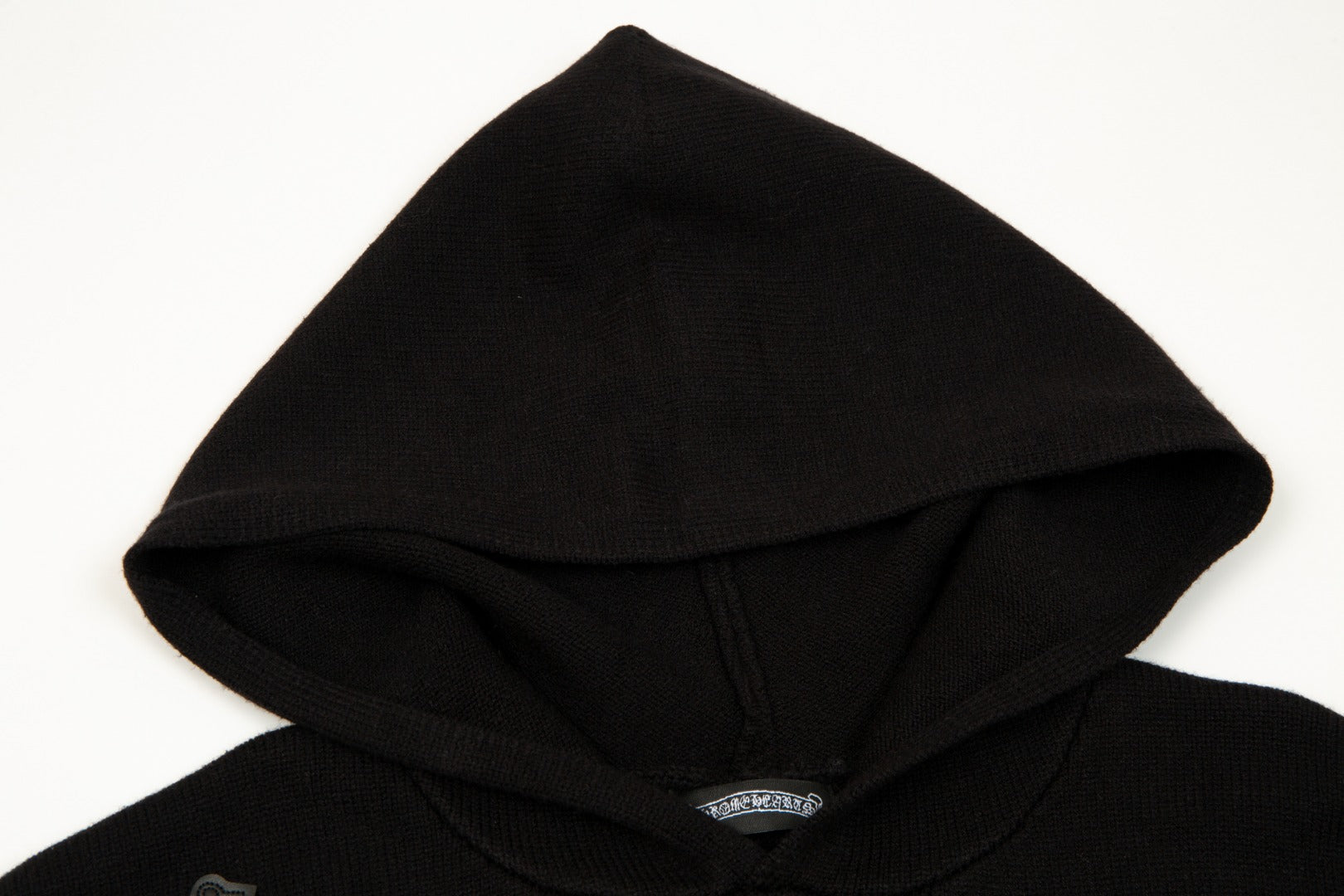 CHROME HEARTS BLACK CROSS PATCH HOODIE BLACK - netstar®