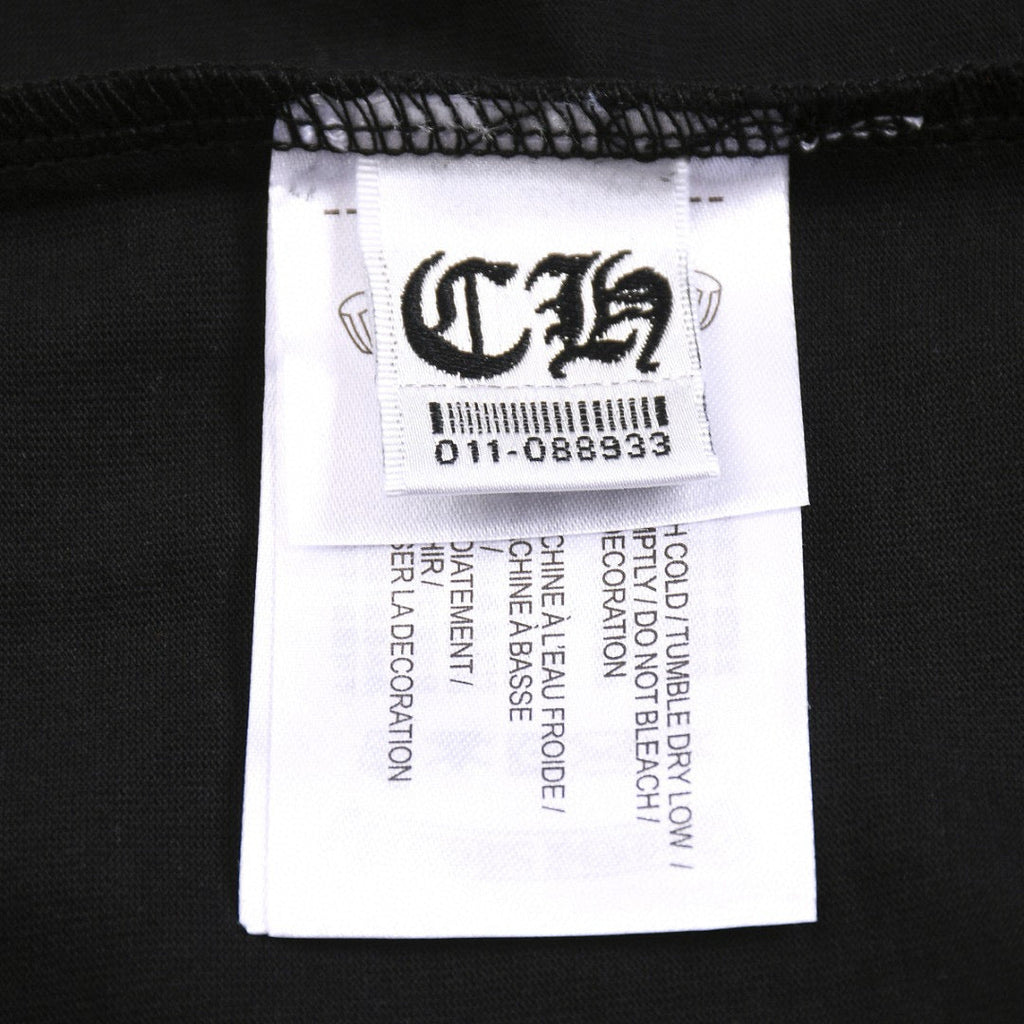CHROME HEARTS WHITE CROSS T-SHIRT BLACK - netstar®