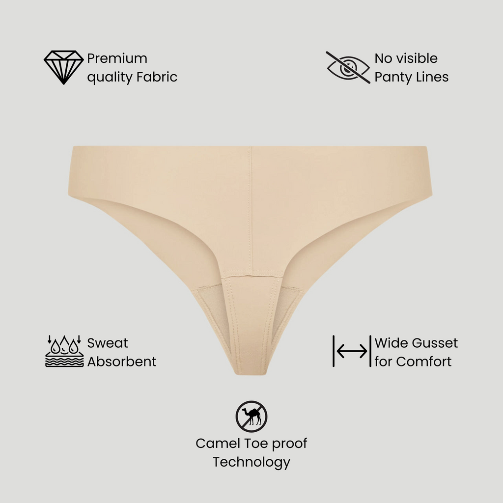 Nuda™ Invisible Camel Toe Thong - netstar