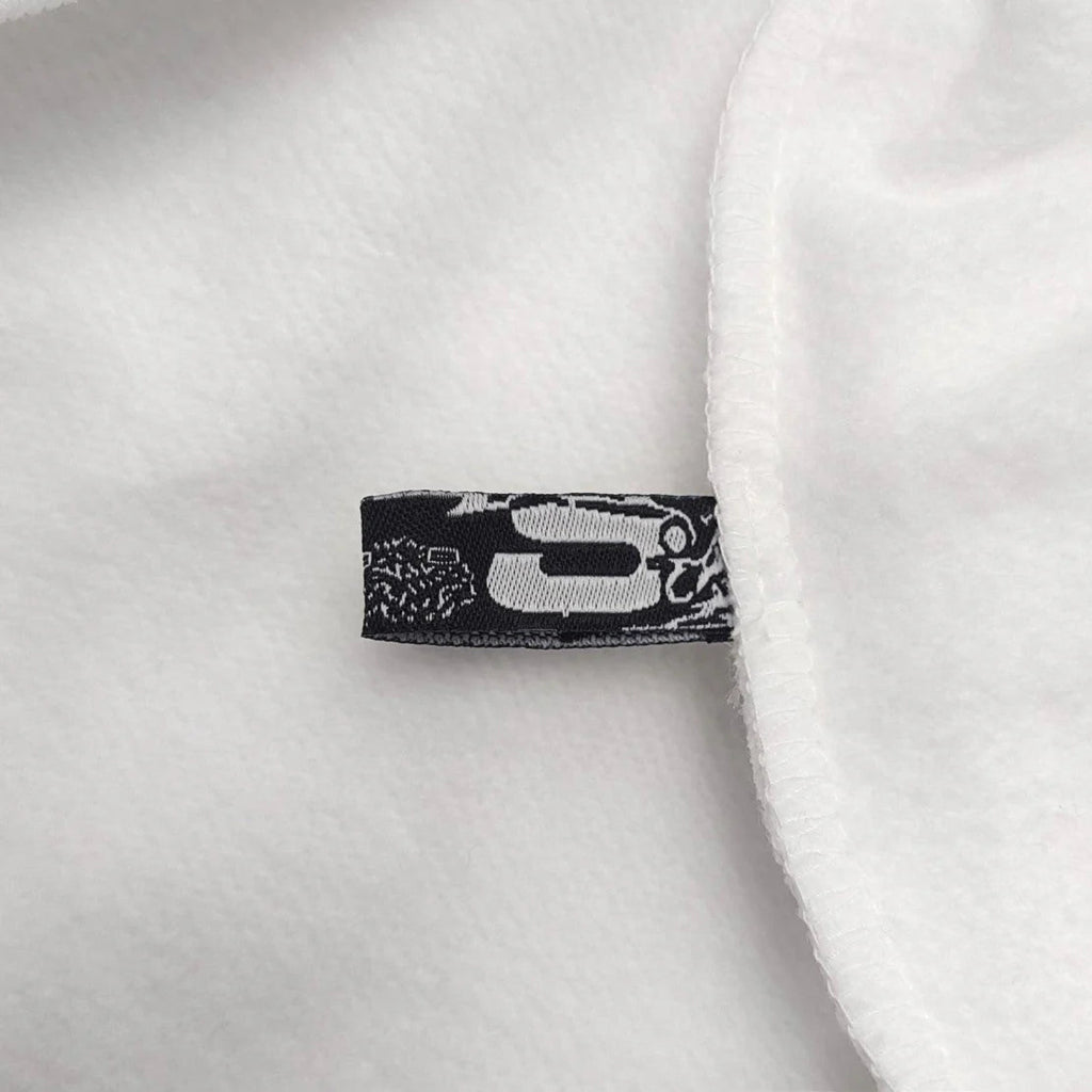 SP5DER OG RHINESTONE LOGO HOODIE WHITE - netstar®