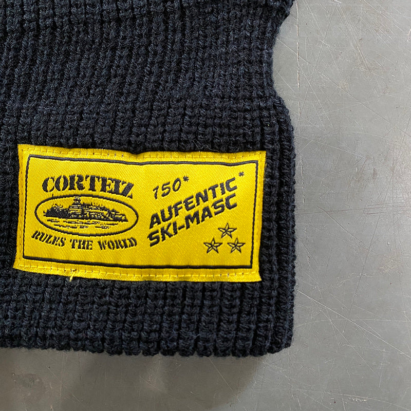 CORTEIZ KNIT BALACLAVA BLACK YELLOW - netstar®