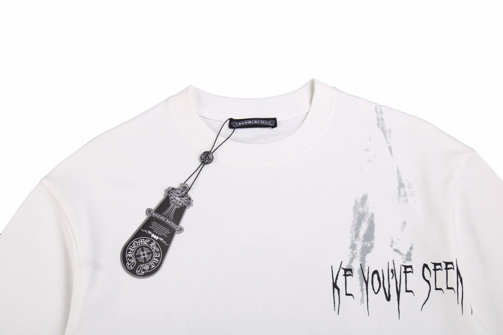 CHROME HEARTS "LOOKING LIKE A GHOST" T-SHIRT WHITE - netstar®