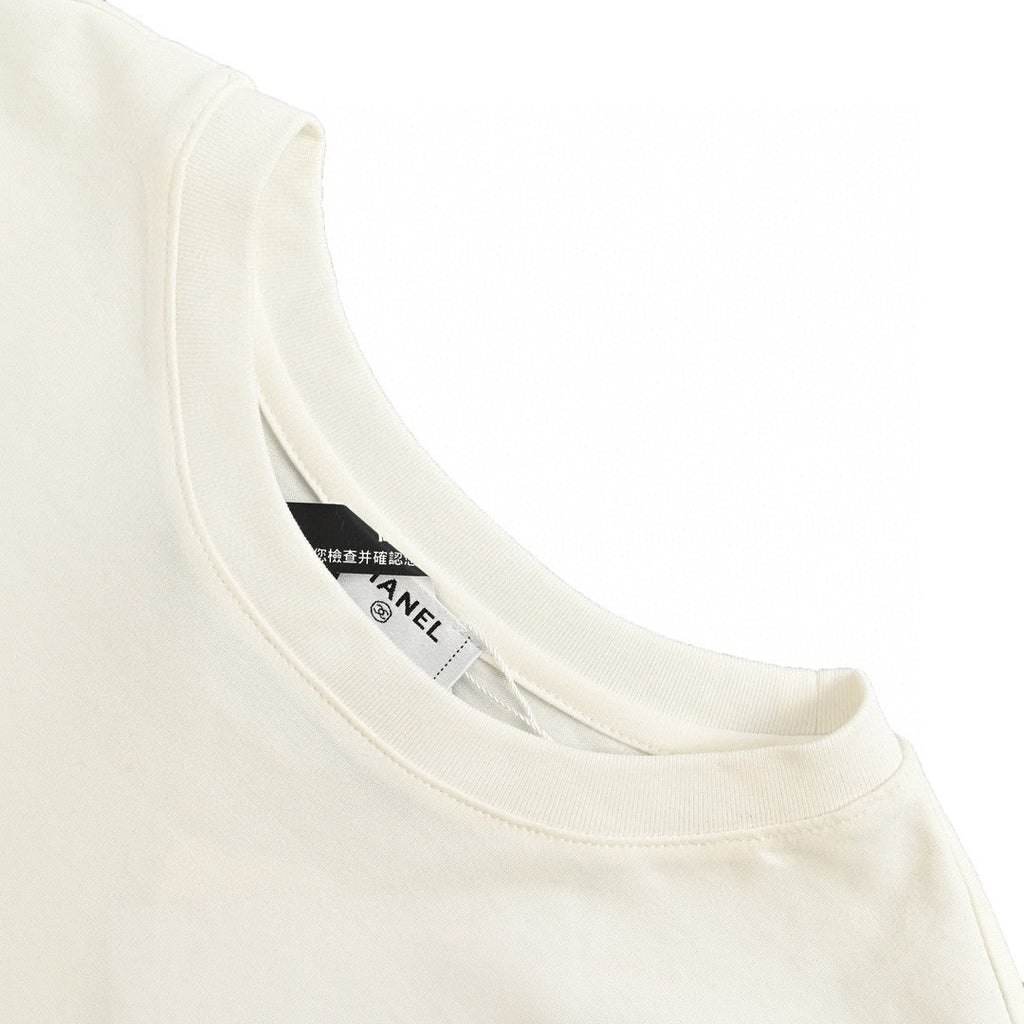 Chanel Logo T-Shirt (White)
