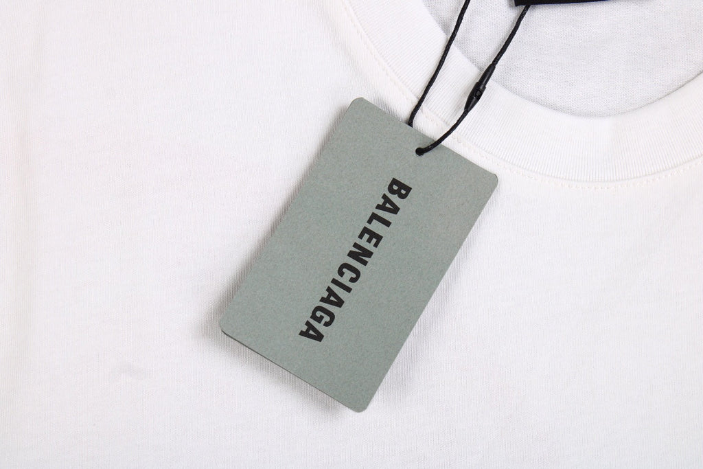 BALENCIAGA x SUPREME RED BLACK S T-SHIRT WHITE