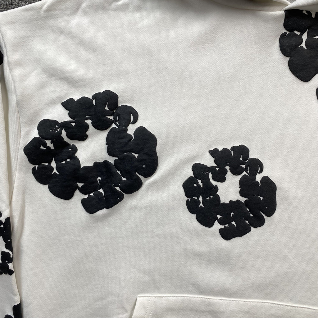 DENIM TEARS COTTON WREATH HOODIE WHITE - netstar®