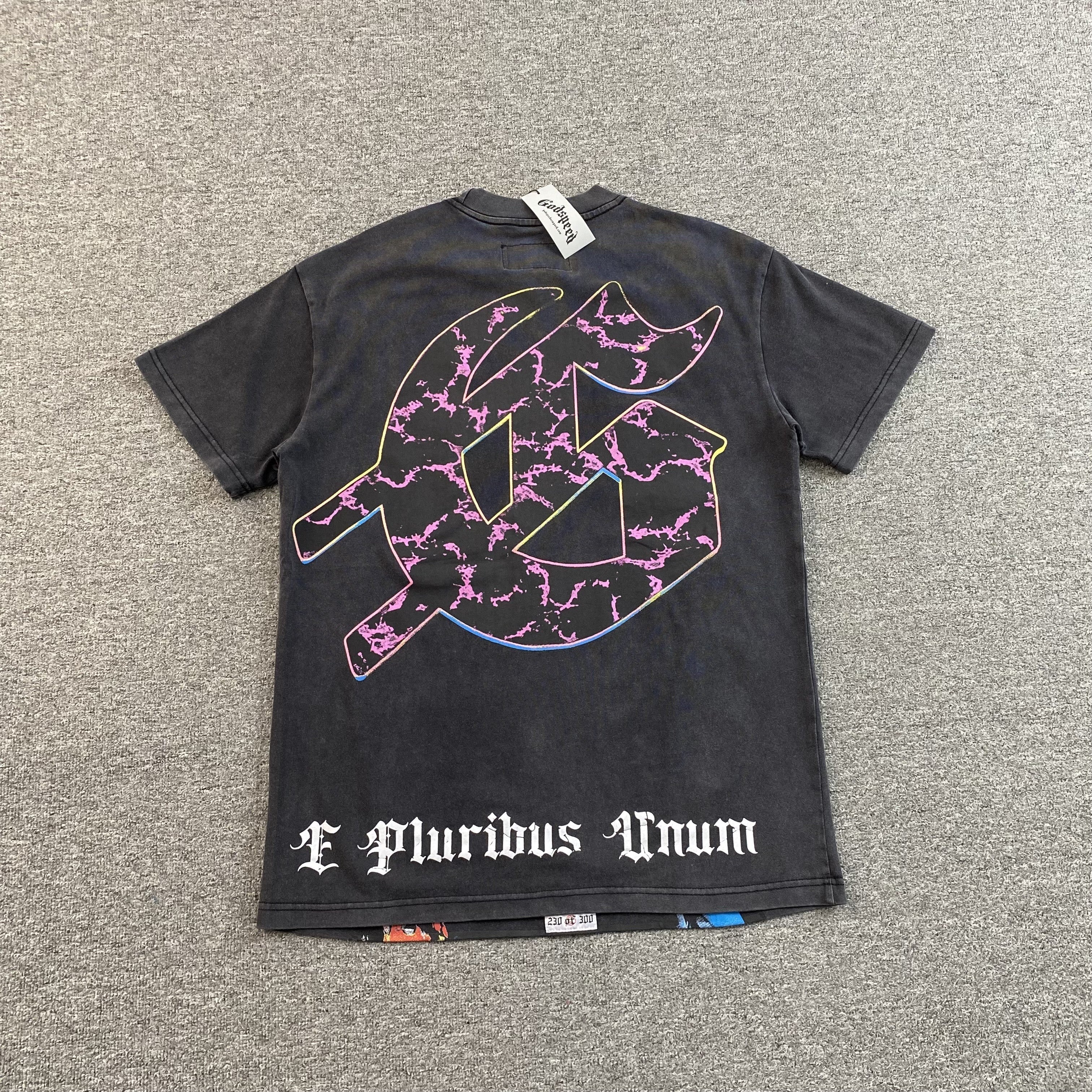 GODSPEED ROCK DREAMS T-SHIRT WASHED BLACK - netstar®