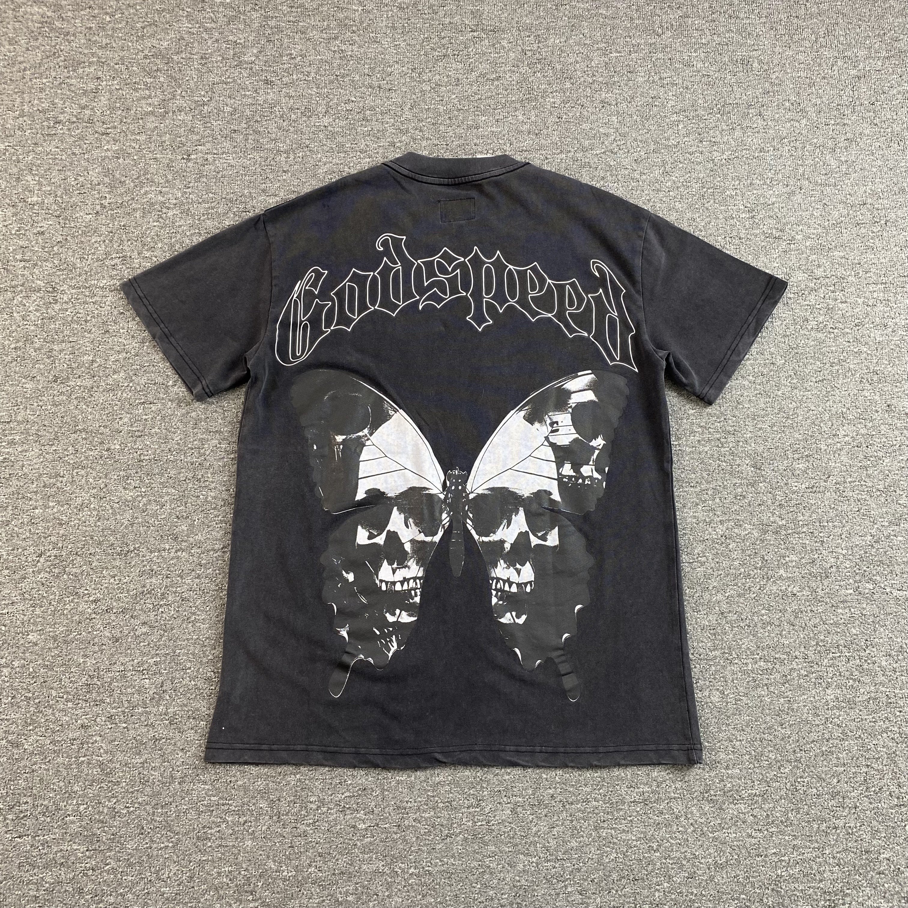 GODSPEED BUTTERFLY EFFECT T-SHIRT WASHED BLACK - netstar®
