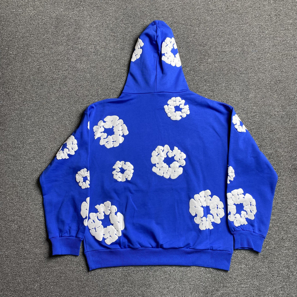 DENIM TEARS COTTON WREATH HOODIE DEEP BLUE - netstar®