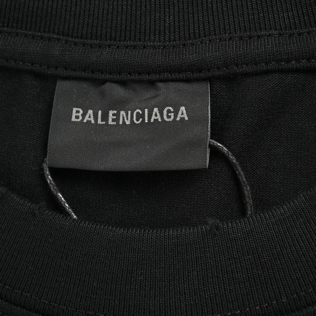 BALENCIAGA POLITICAL CAMPAIGN T-SHIRT BLACK