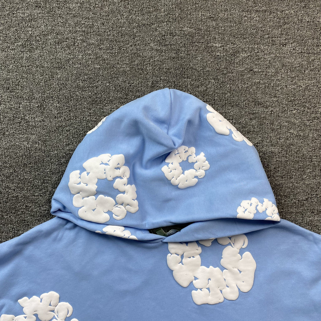 DENIM TEARS COTTON WREATH HOODIE BABY BLUE - netstar®