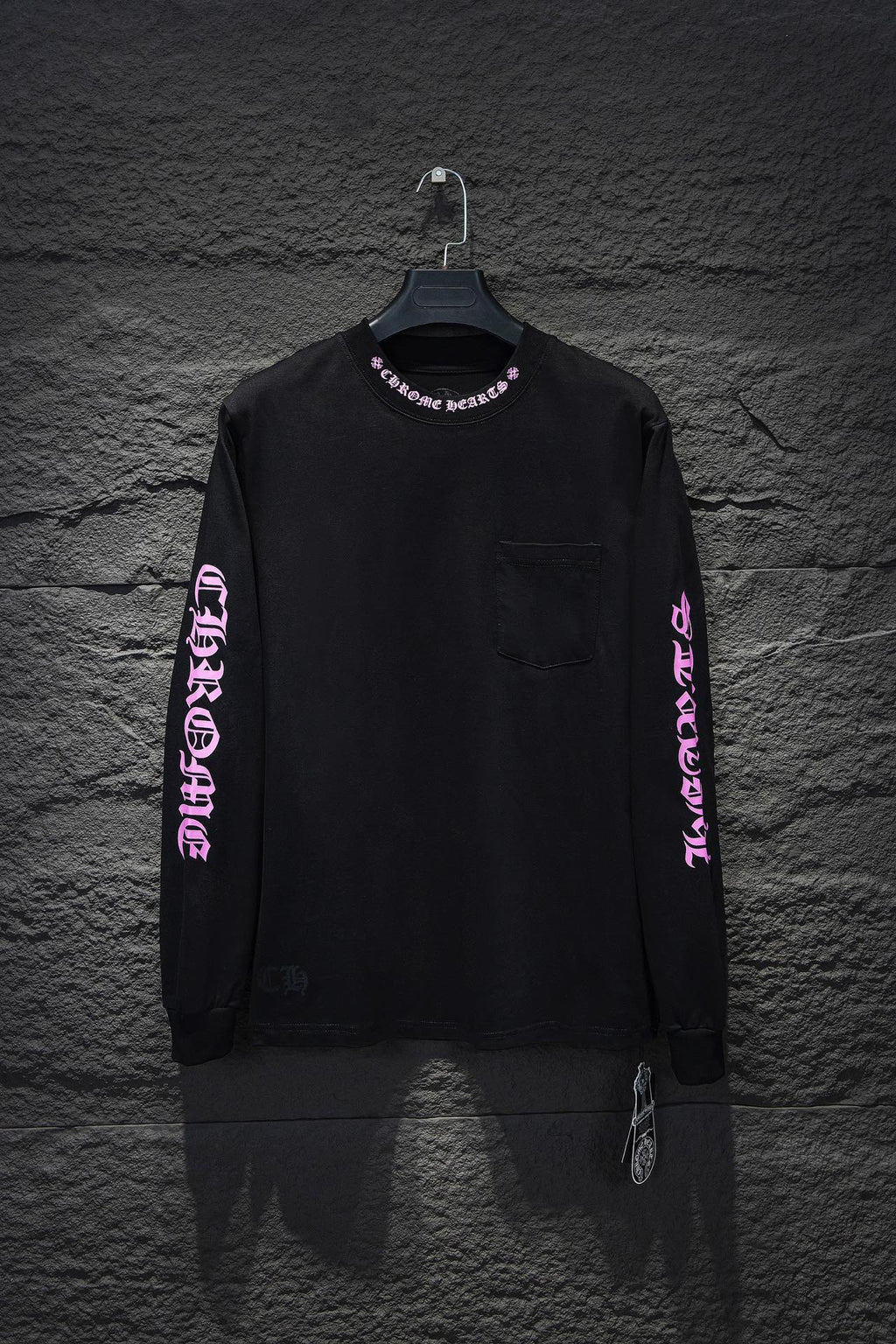 CHROME HEARTS PURPLE COLLAR LONGSLEEVE BLACK - netstar®