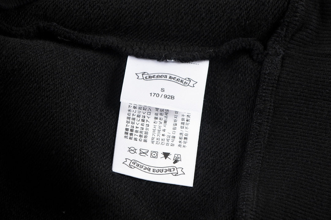 CHROME HEARTS WOOL WHITE CROSS SWEATSHIRT BLACK - netstar®
