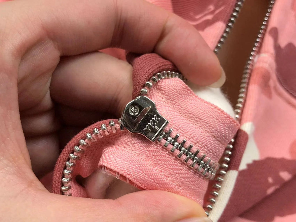 BAPE X BARBIE DOT CAMO SHARK FULL ZIP HOODIE PINK - netstar®