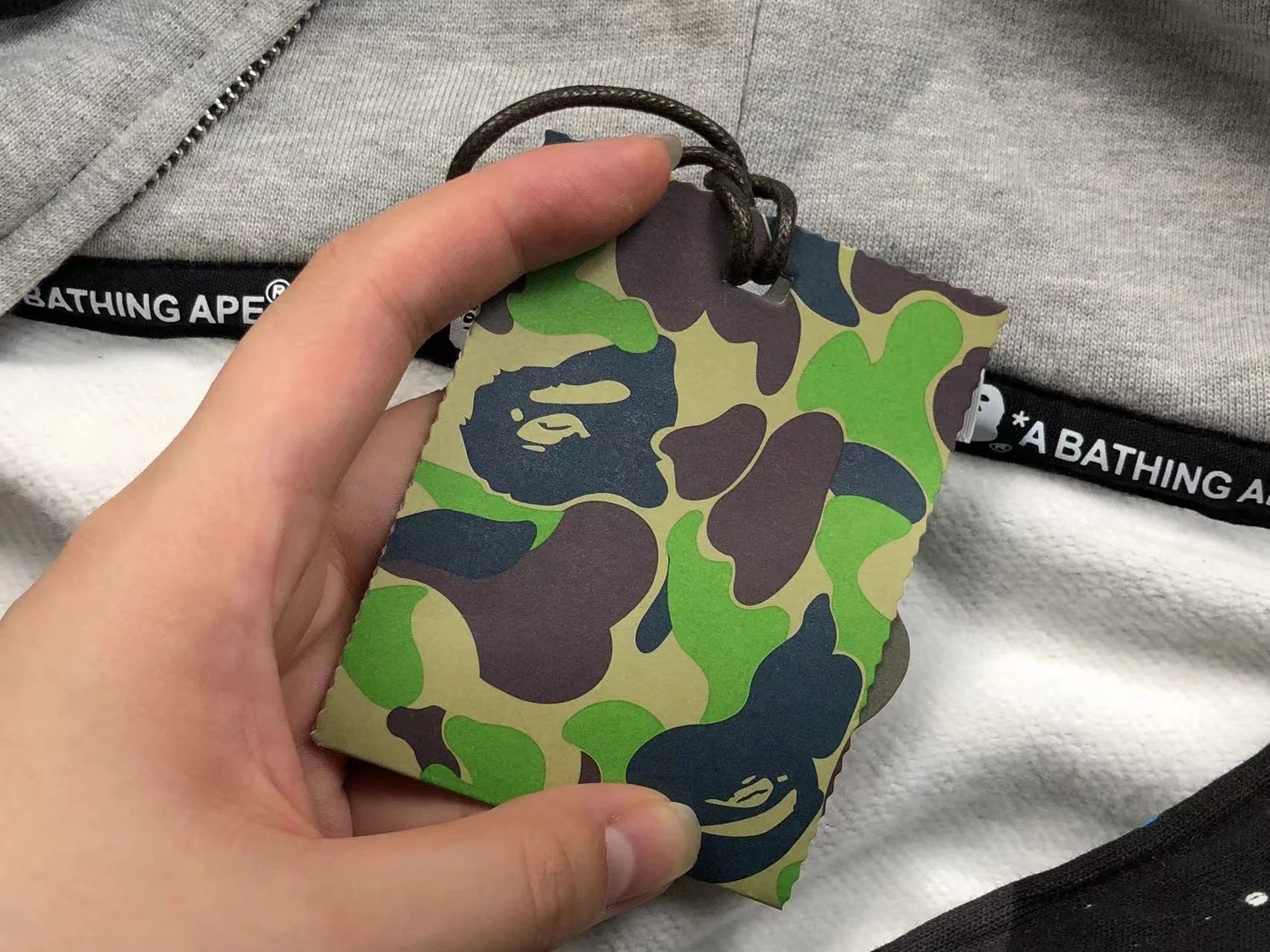 BAPE SPACE CAMO DOUBLE SHARK FULL ZIP HOODIE WHITE - netstar®