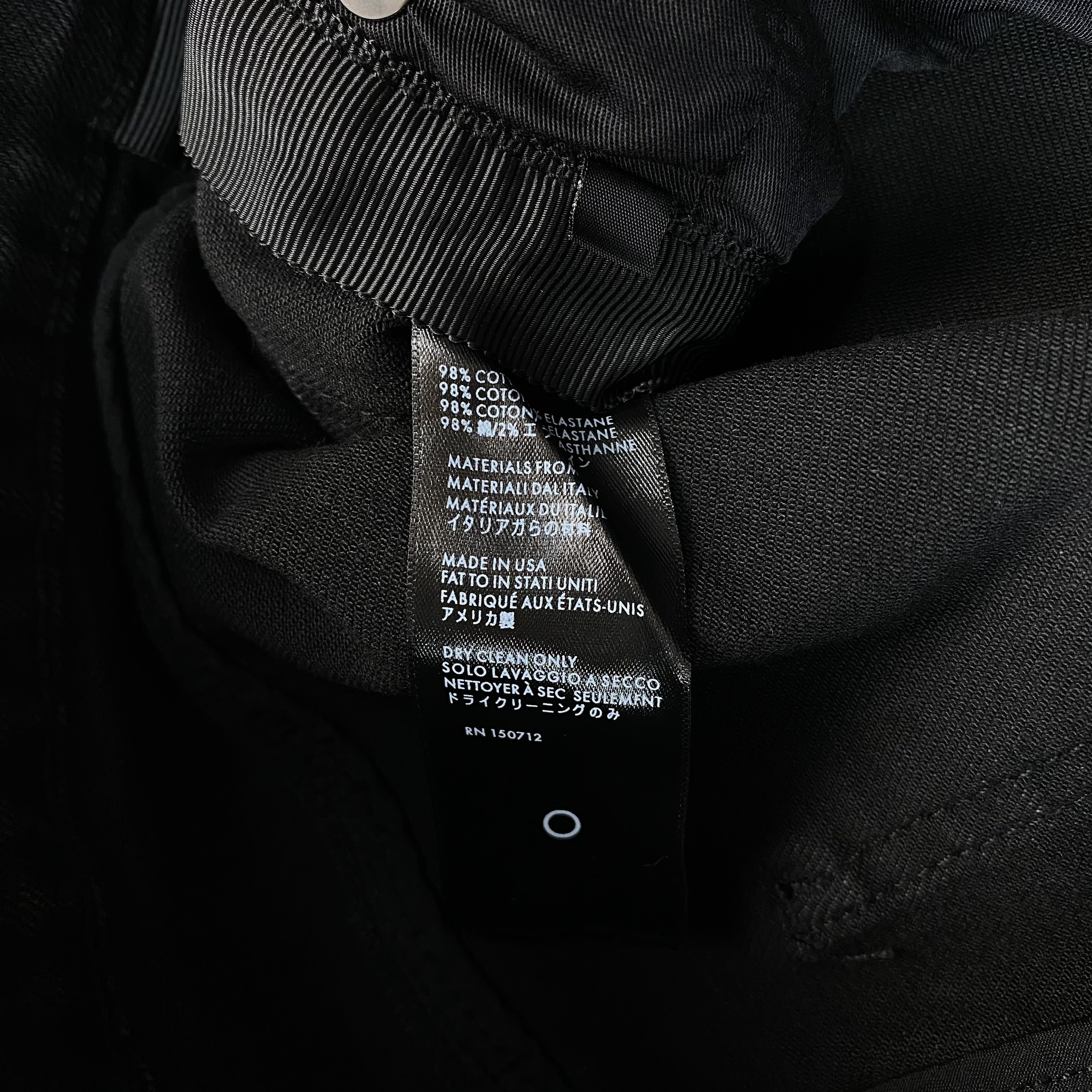 AMIRI CORE APPLIQUE BLACK LEATHER JEANS - netstar®