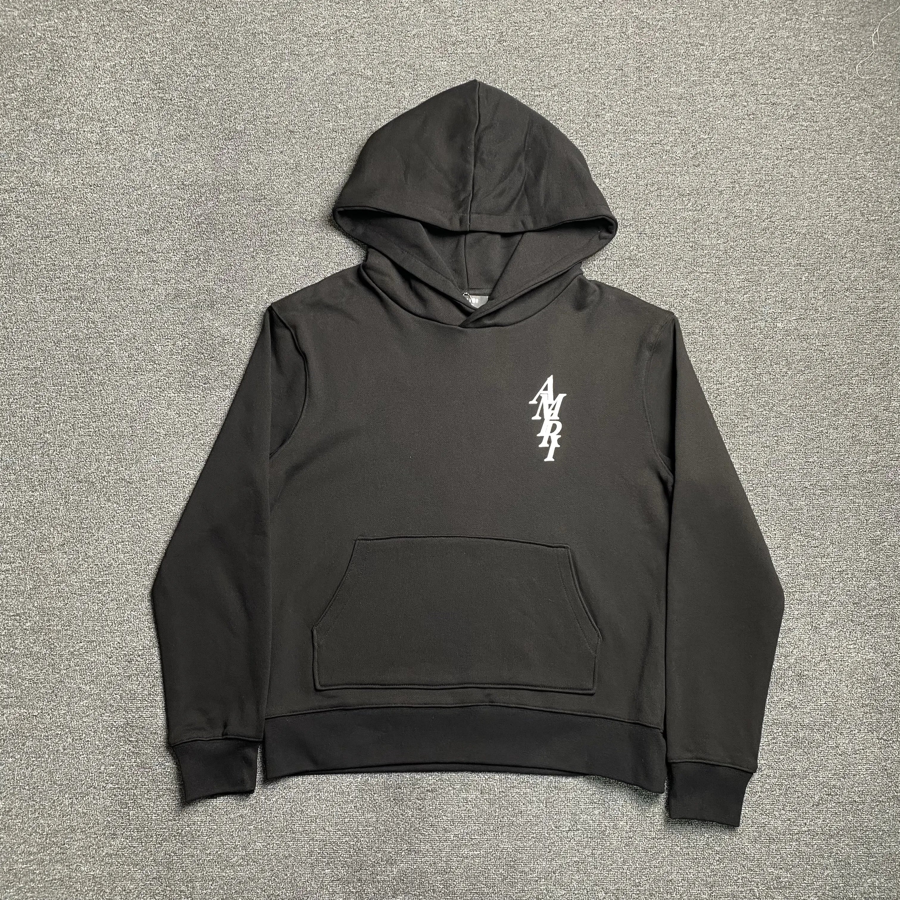 AMIRI LETTER LOGO HOODIE BLACK - netstar®