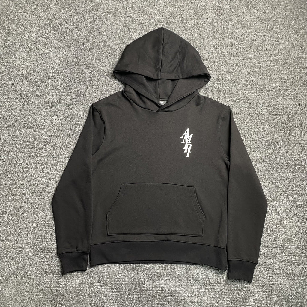 AMIRI LETTER LOGO HOODIE BLACK - netstar®