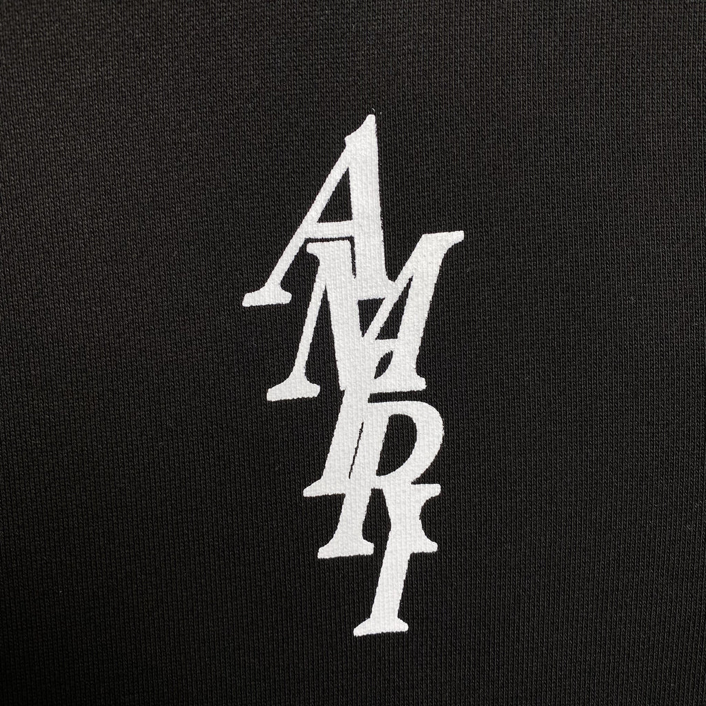 AMIRI LETTER LOGO HOODIE BLACK - netstar®
