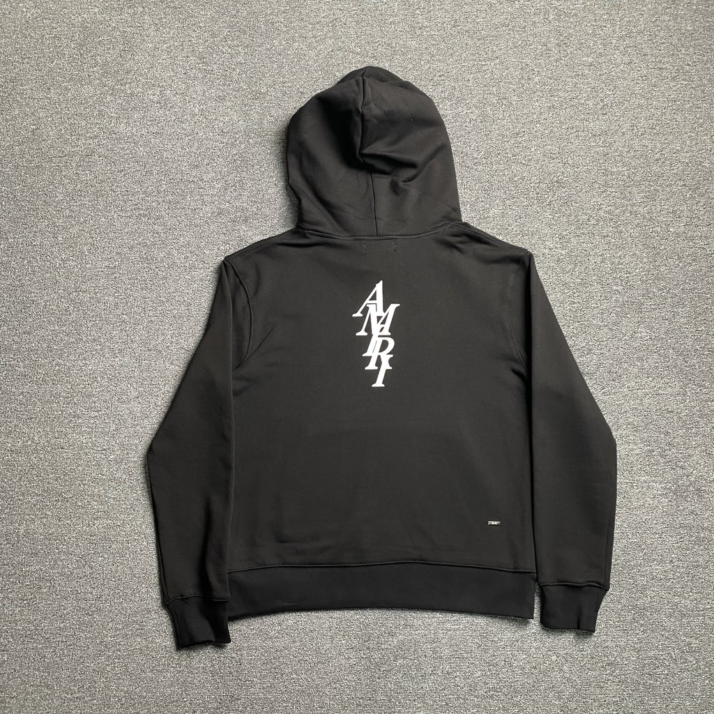 AMIRI LETTER LOGO HOODIE BLACK - netstar®