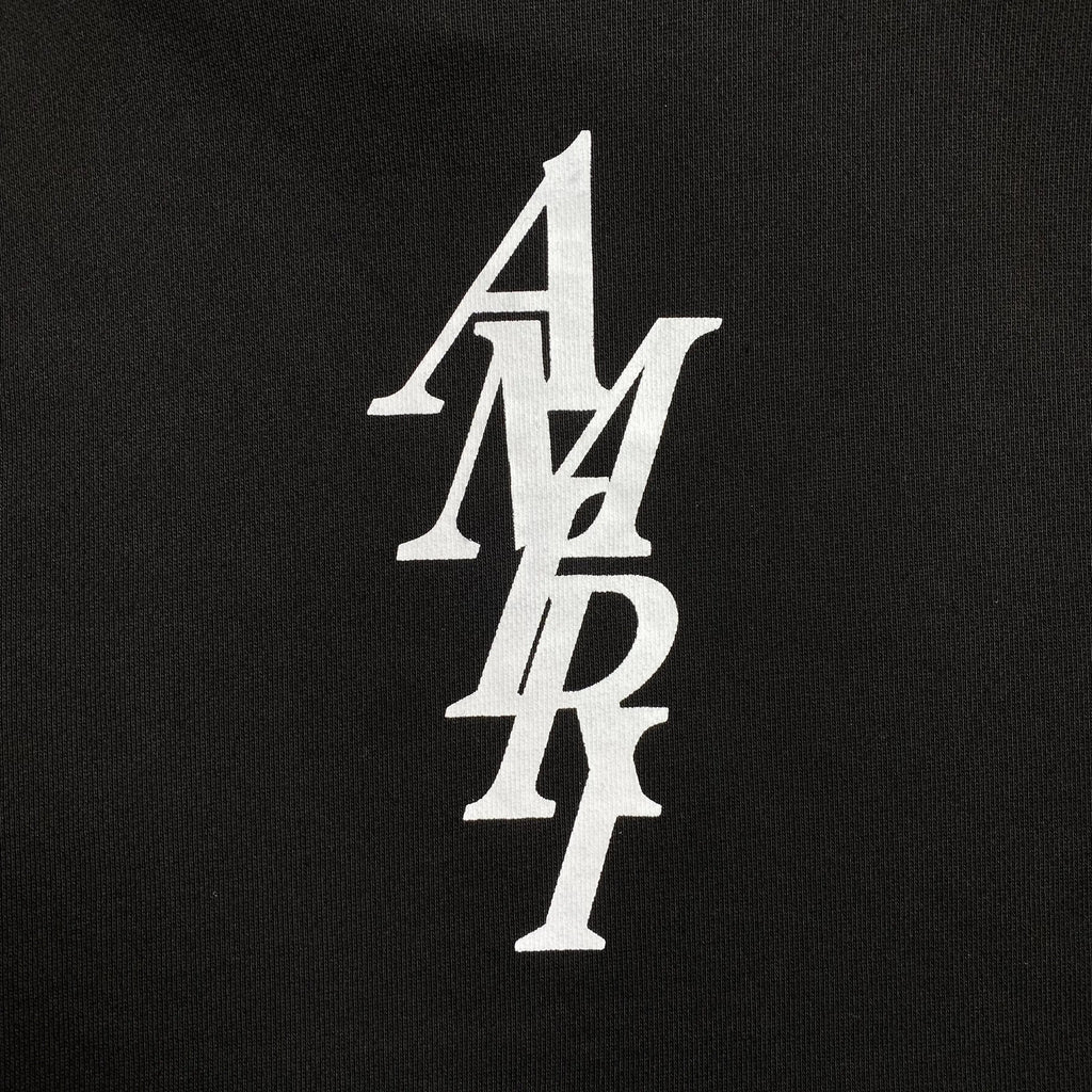 AMIRI LETTER LOGO HOODIE BLACK - netstar®