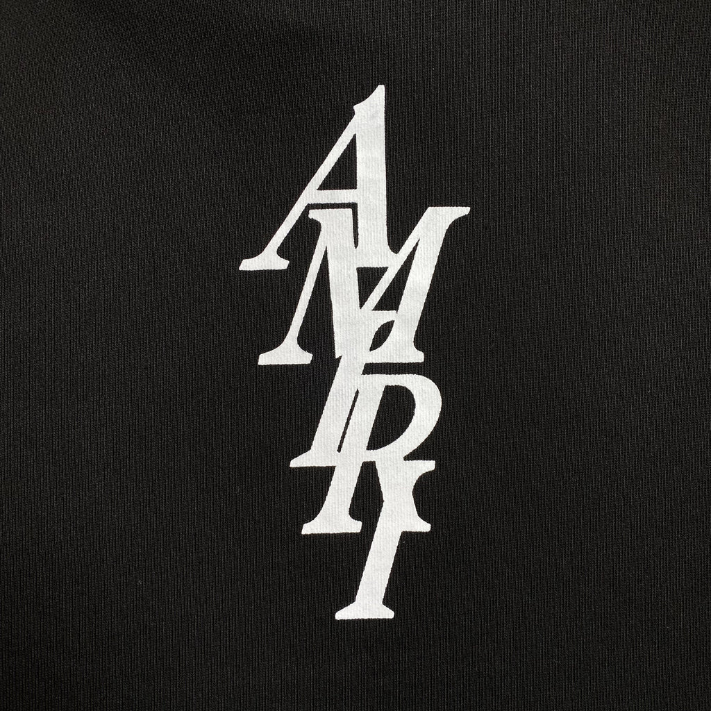 AMIRI LETTER LOGO HOODIE BLACK - netstar®