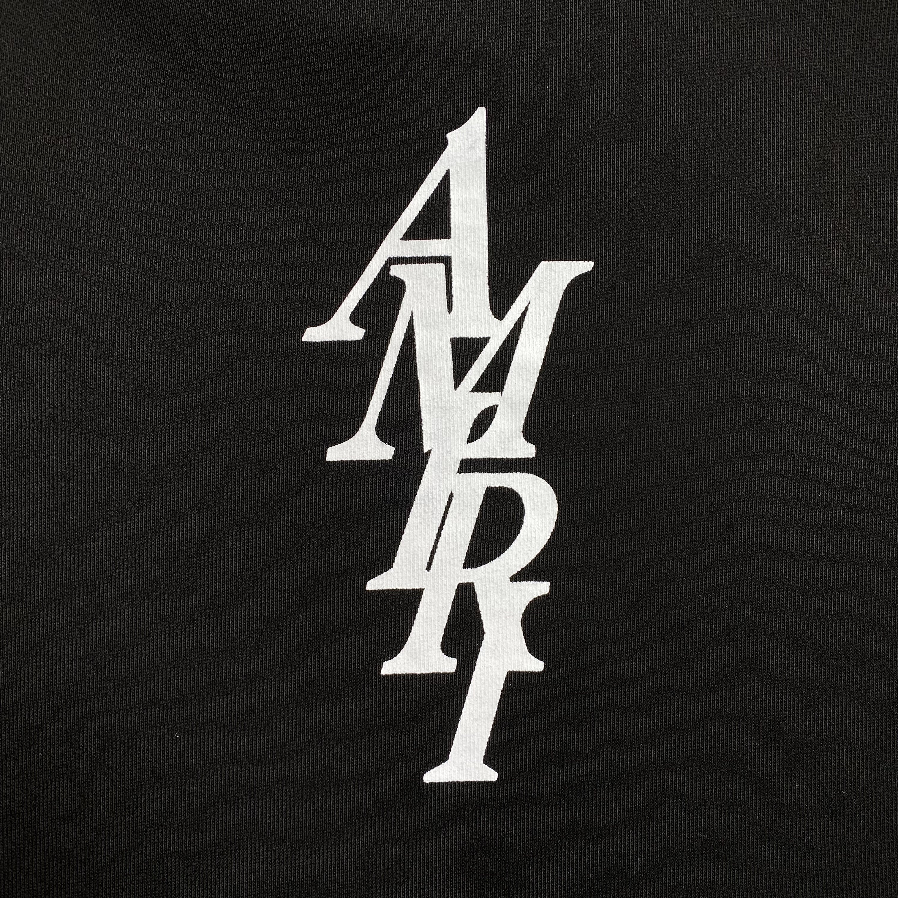 AMIRI LETTER LOGO HOODIE BLACK - netstar®