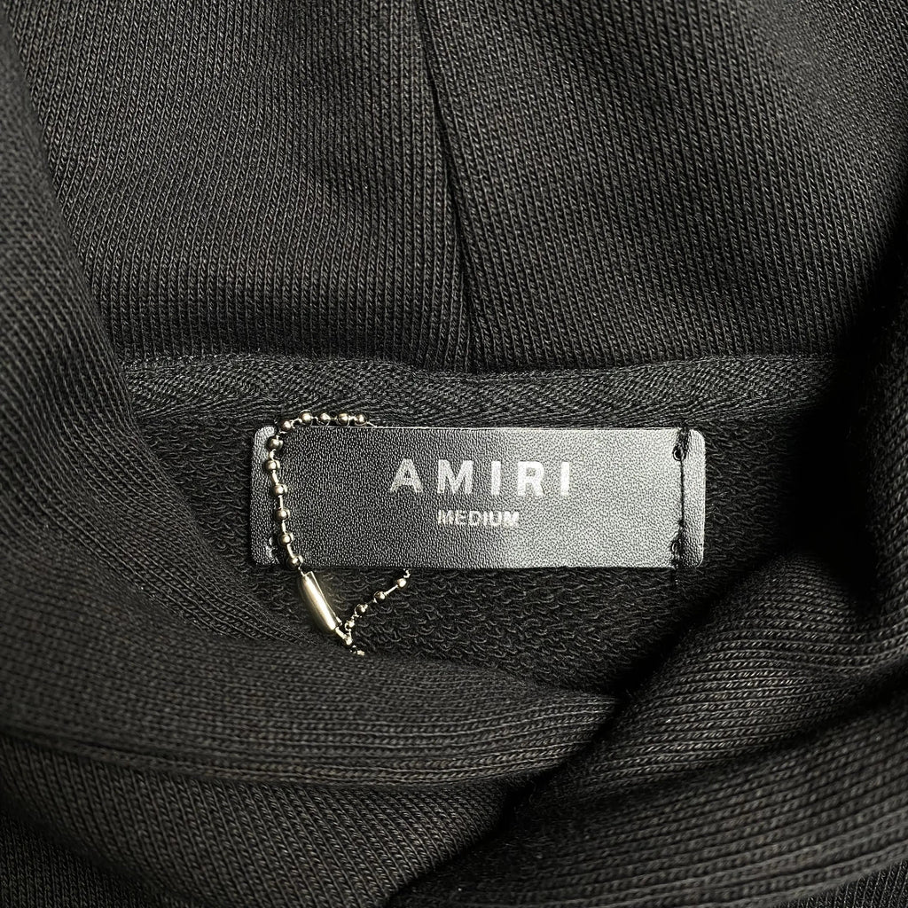 AMIRI LETTER LOGO HOODIE BLACK - netstar®