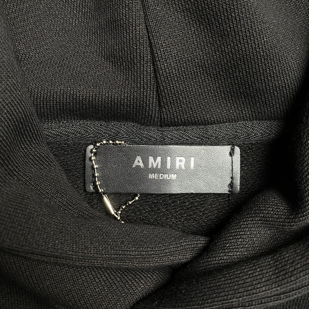 AMIRI LETTER LOGO HOODIE BLACK - netstar®
