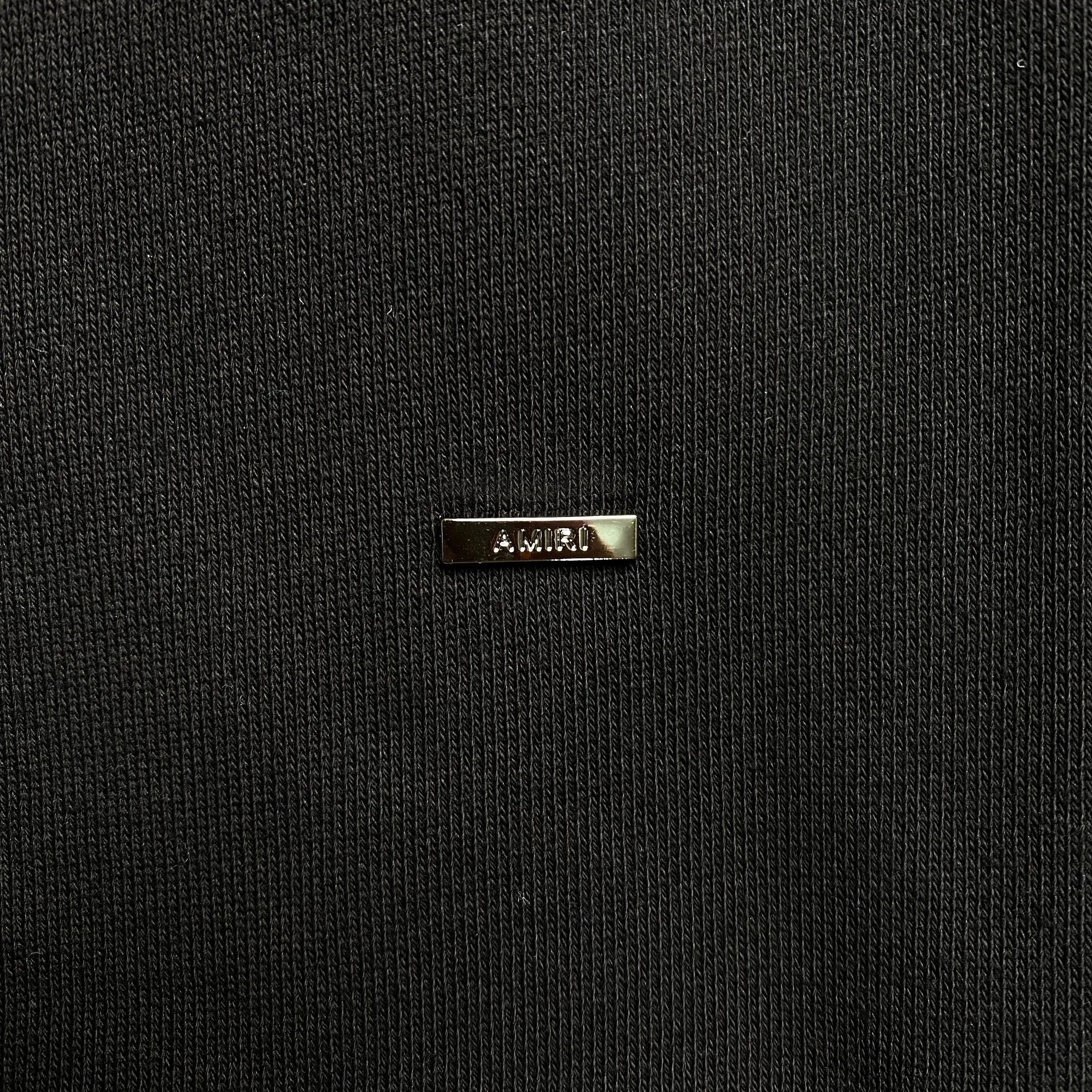 AMIRI LETTER LOGO HOODIE BLACK - netstar®