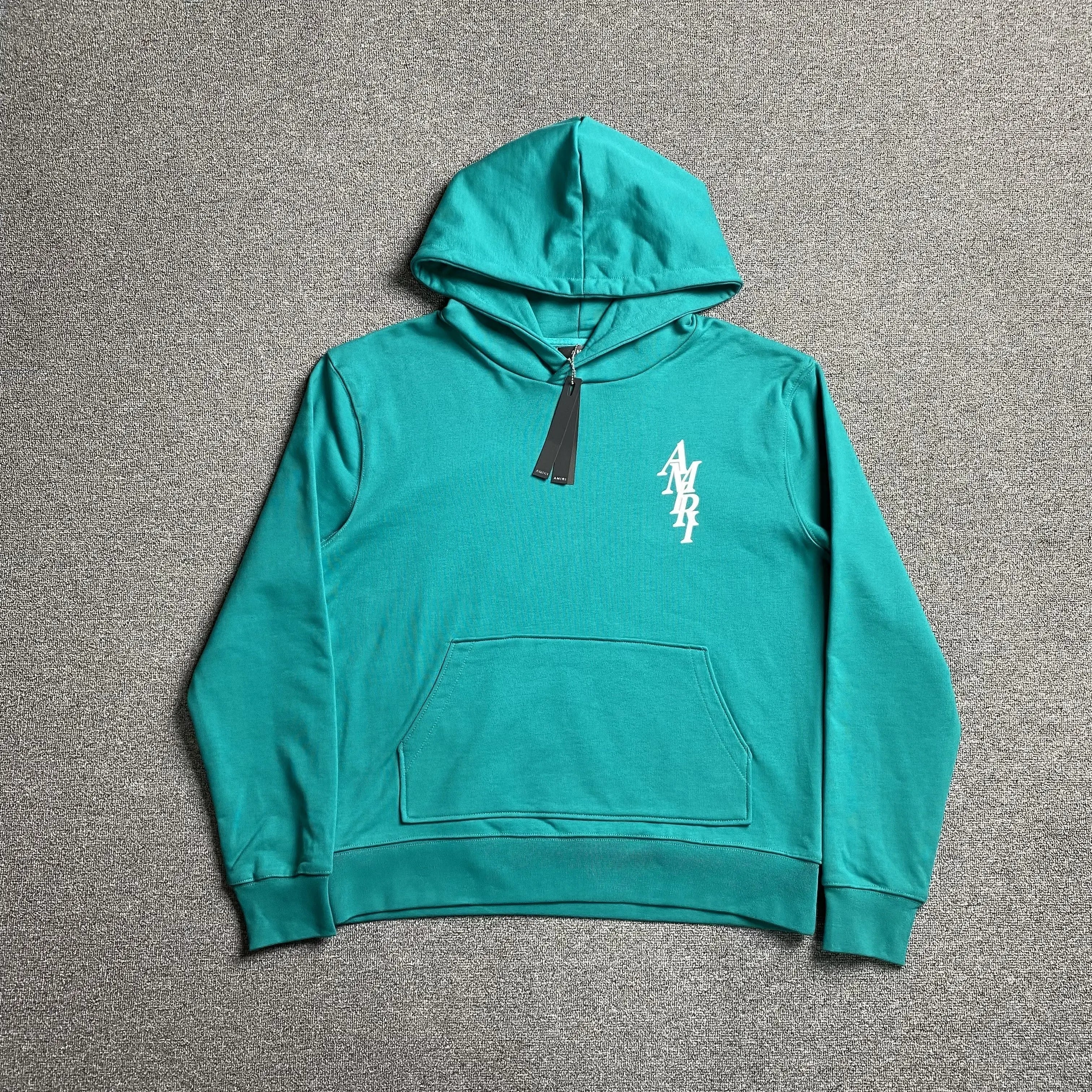 AMIRI LETTER LOGO HOODIE CERULEAN - netstar®