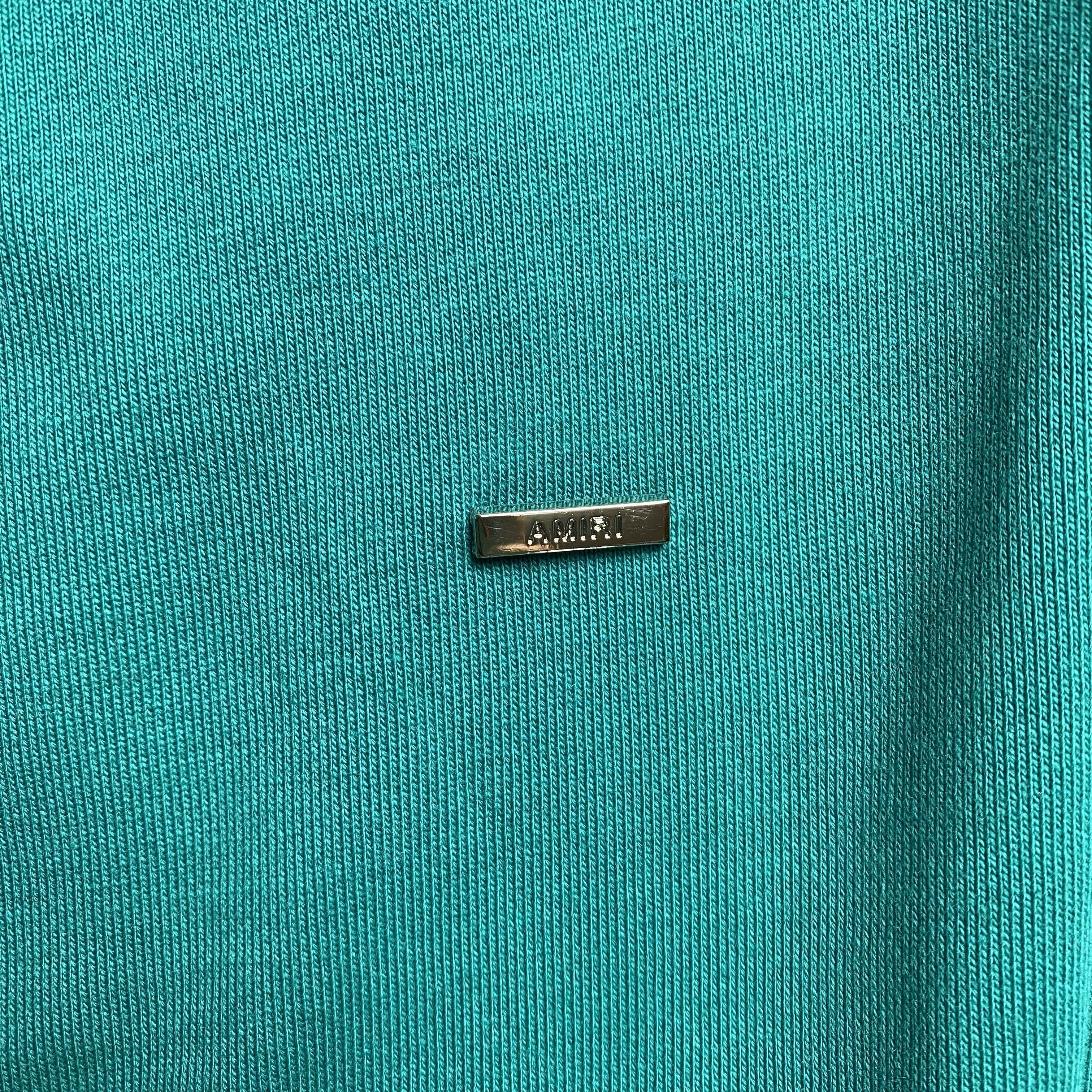 AMIRI LETTER LOGO HOODIE CERULEAN - netstar®