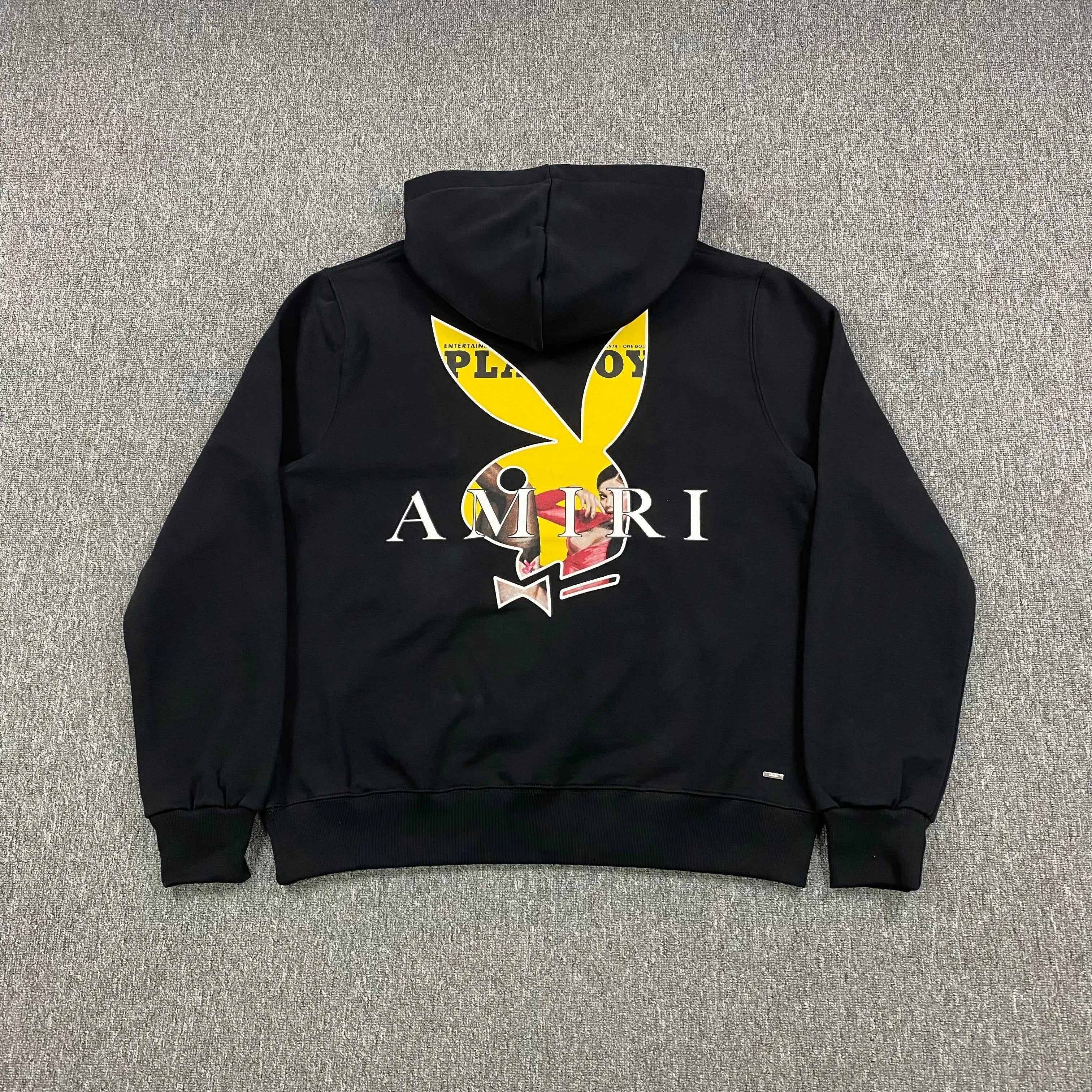 AMIRI PLAYBOY LOGO HOODIE BLACK YELLOW - netstar®