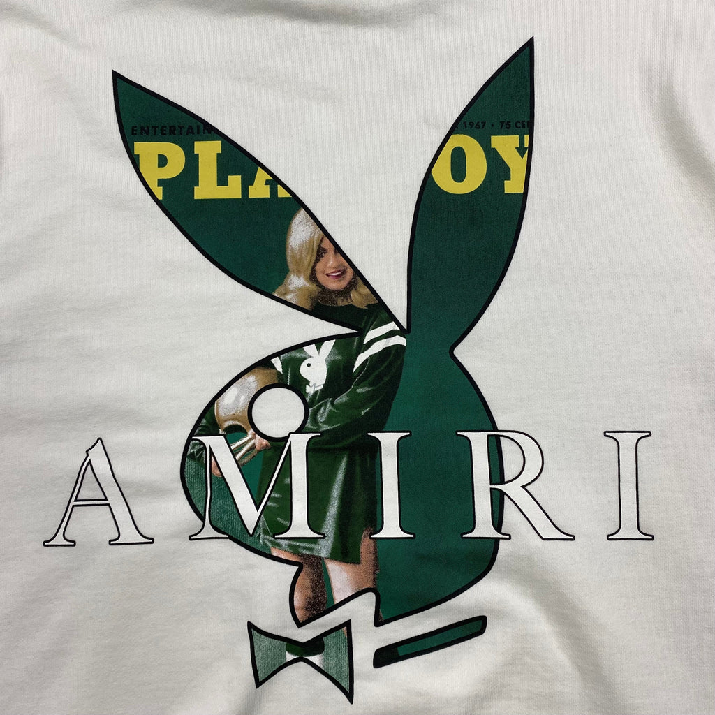 AMIRI PLAYBOY LOGO HOODIE WHITE GREEN - netstar®