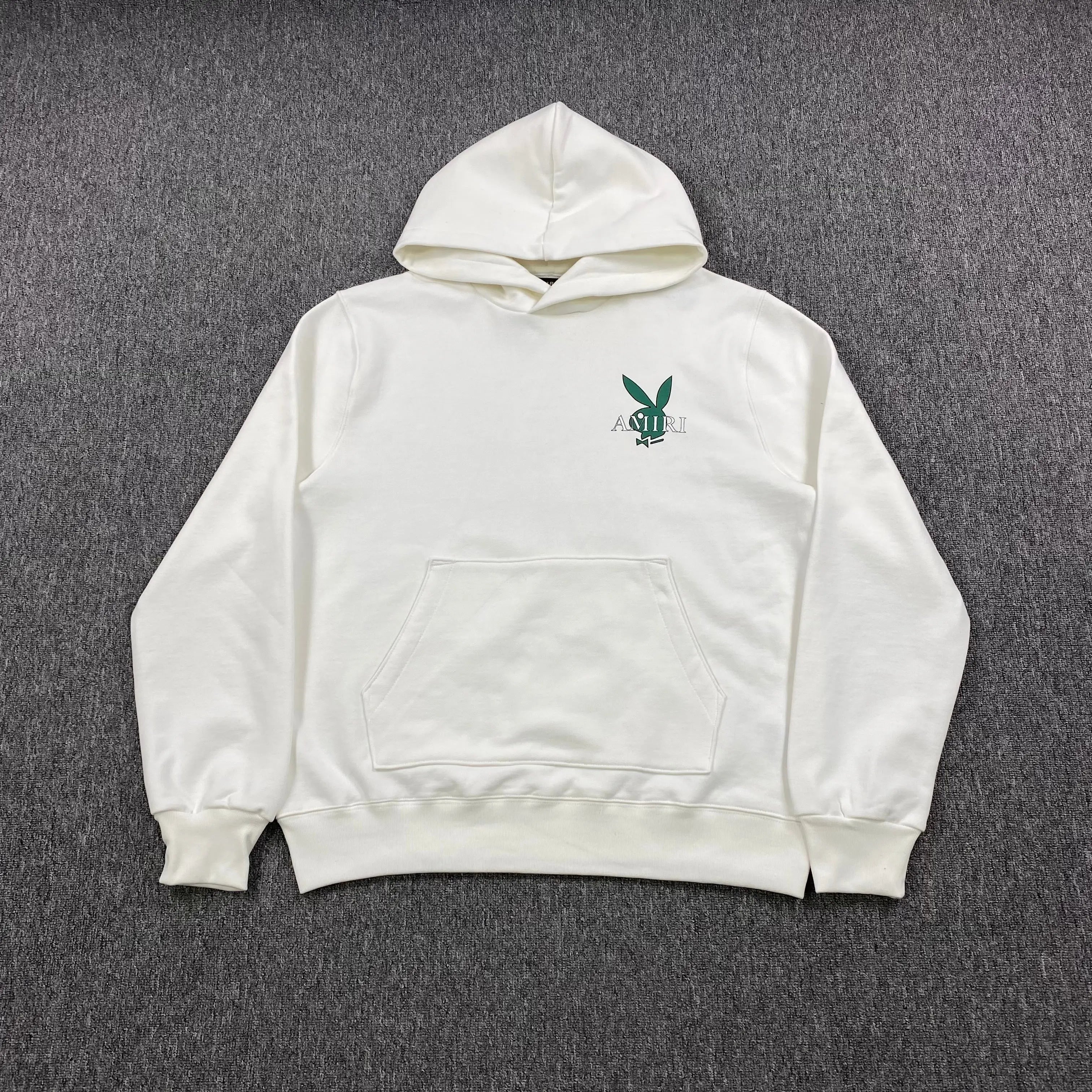 AMIRI PLAYBOY LOGO HOODIE WHITE GREEN - netstar®