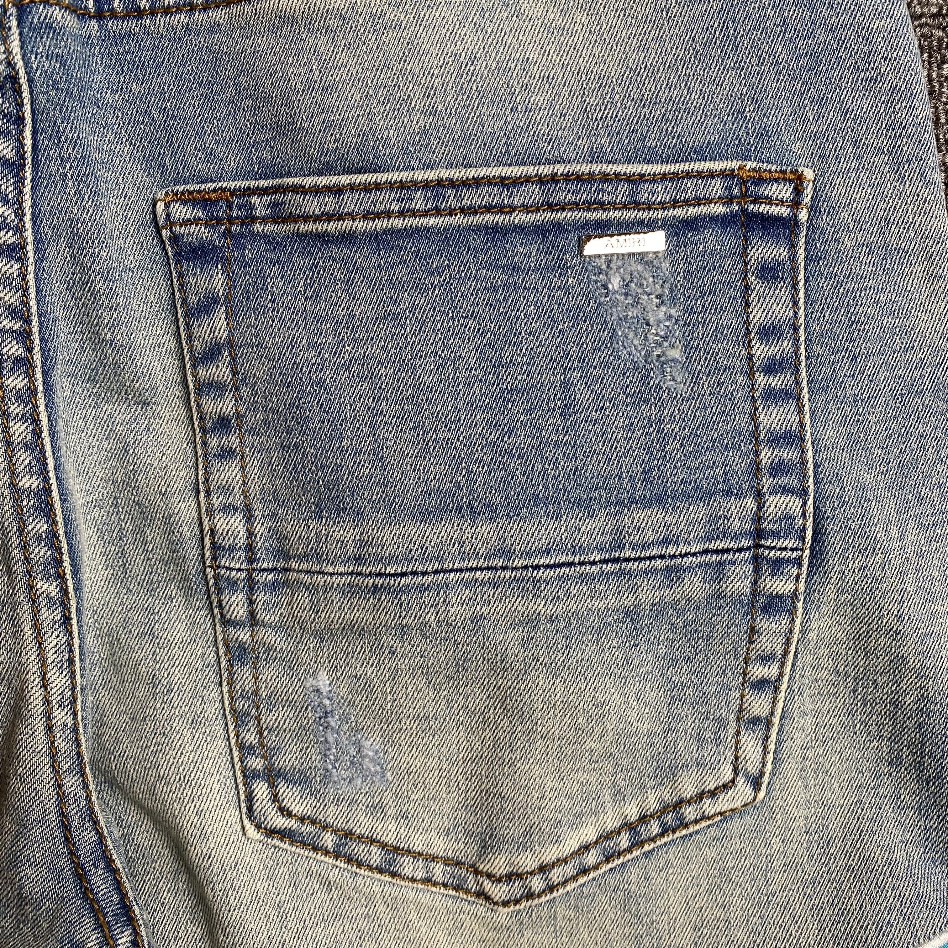 AMIRI VARSITY LOGO JEANS - netstar®