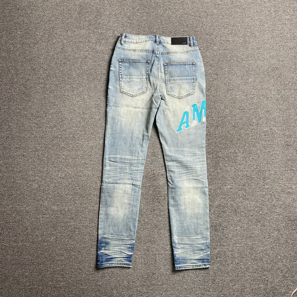 AMIRI VARSITY LOGO JEANS - netstar®