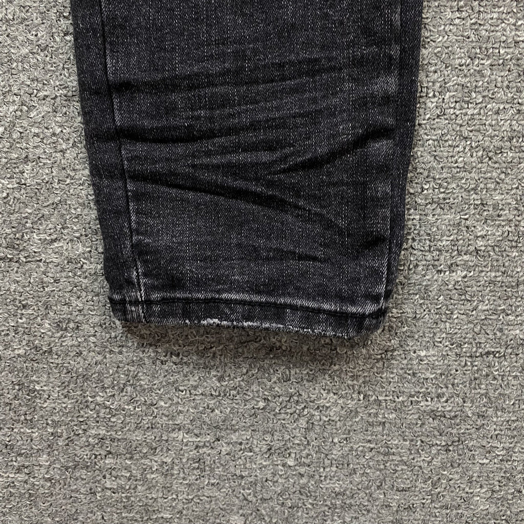 AMIRI VARSITY LOGO REPAIR JEANS - netstar®